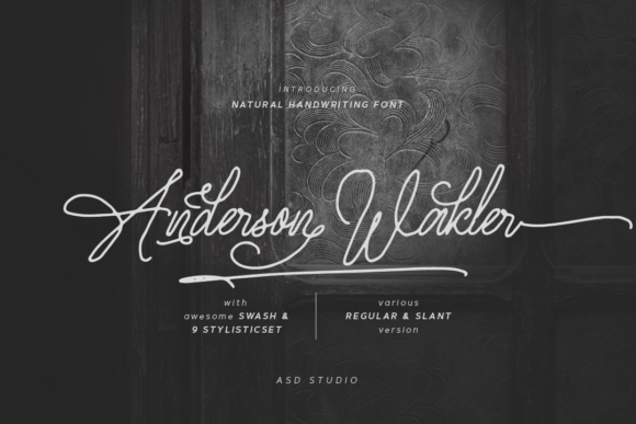 Anderson Wakler: A Vintage Script Font for Creative Branding