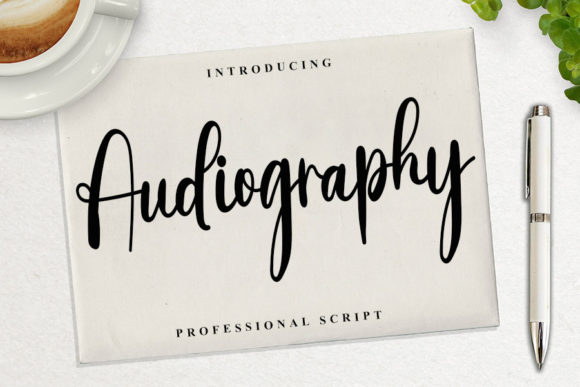 Audiography: A Handwritten Font That Elevates Your Brand