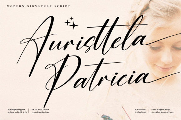 Auristtela Patricia: A Beautiful Script Font for Branding and Creative Projects