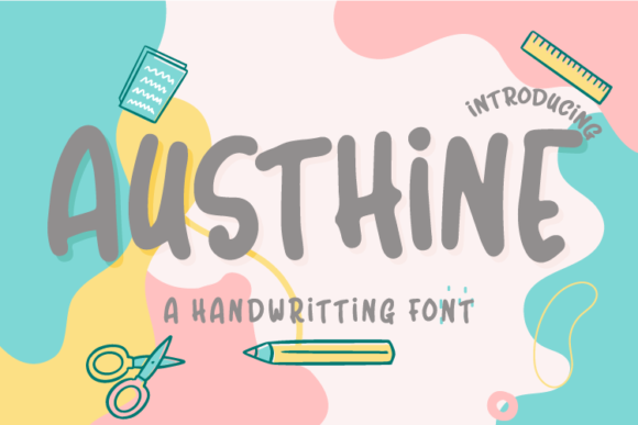Austhine Font: A Quirky Script for Real Campaigns