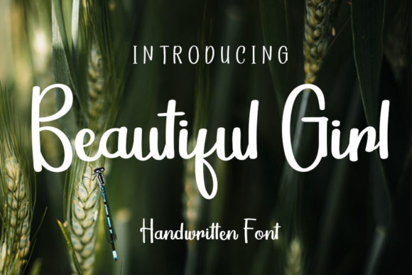 Beautiful Girl Font: A Script Typeface for Editorial Elegance
