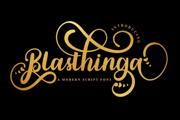 Blasthinga: A Bold Typeface for Strong Campaign Headlines