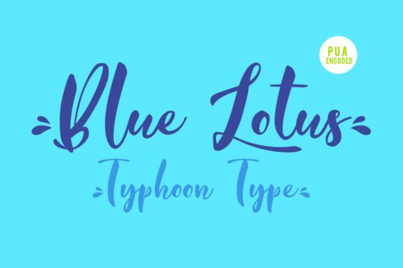 Blue Lotus Font: A Stylish Typeface for Stronger Branding