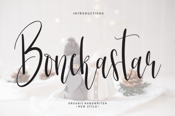 Bonekastar: A Stylish Script Font for Editorial Design