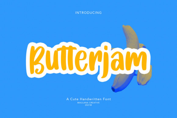 Butterjam: A Handwritten Typeface That Elevates Campaign Creativity