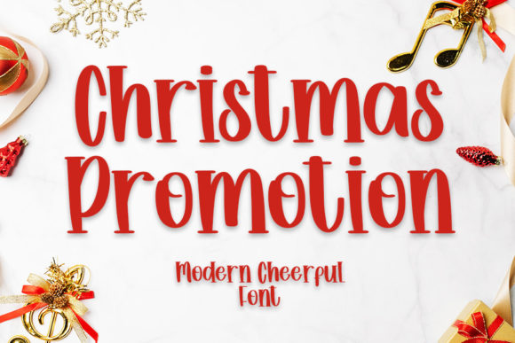 Christmas Promotion Font: A Quirky Touch for Your Brand