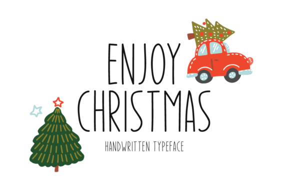 Enjoy Christmas Font: A Handwritten Typeface for Editorial Warmth