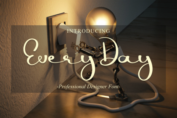 Every Day Script Font for Crafting and Commercial Projects