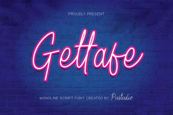Gettafe Font: A Stylish Script for Campaign Designers