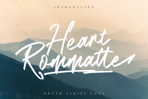 Heart Rommatte: A Timeless Handwritten Typeface for Creative Brands
