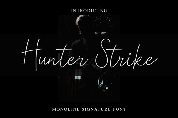 Hunter Strike Font for Editorial Design