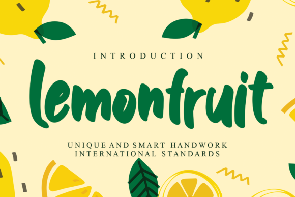 Lemonfruit: A Handwritten Font That Feels Just Right for Creative Branding