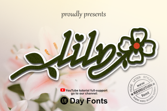 Lily Script Font for Crafting and Design Projects