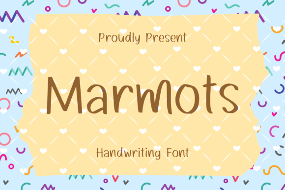 Marmots Font: A Sweet and Friendly Typeface for Creative Branding