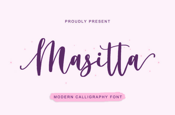 Masitta: A Script Font That Elevates Editorial Design