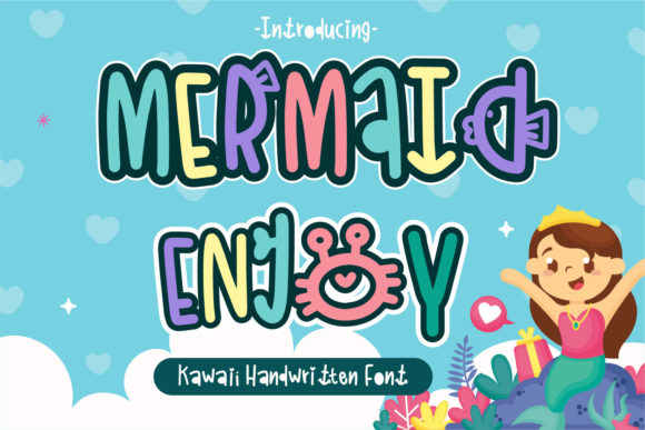 Mermaid Enjoy: A Playful Script Font for Creative Projects
