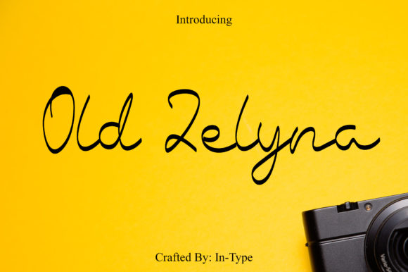 Old Zelyna Font: A Playful Script for Digital Branding