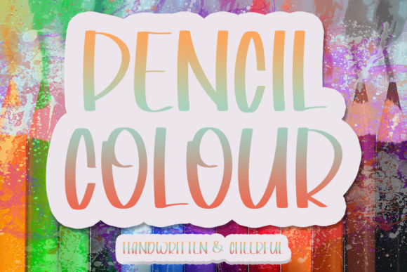 Pencil Colour: A Handwritten Font for Business Branding