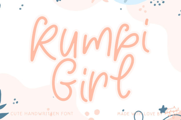 Rumpi Girl: A Playful Handwritten Typeface for Branding Projects