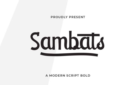 Sambats: A Handwritten Typeface for Modern Web Design