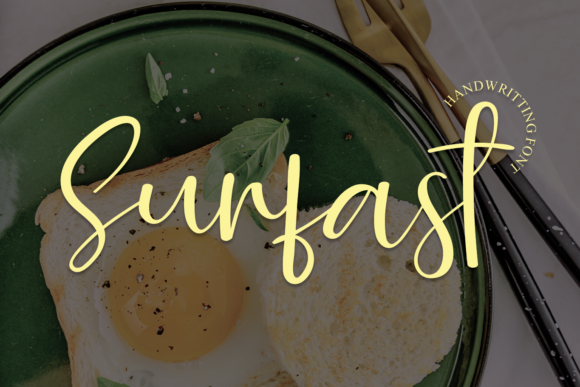 Sunfast: A Playful Script Font for Editorial Design