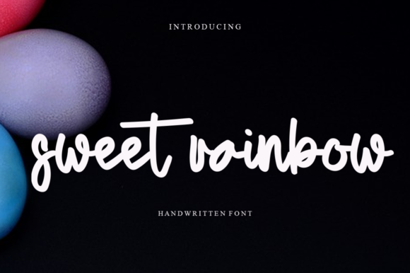 Sweet Rainbow: A Handwritten Font That Elevates Your Campaign