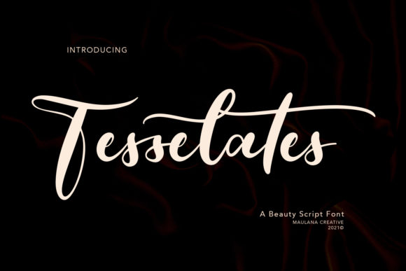 Tesselates: A Handwritten Typeface That Elevates Digital Branding